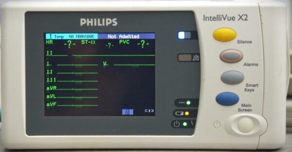 Philips IntelliVue Patient Monitor MX450 866062 W/ IntelliVue X2, Masimo, Patient Monitor, NiBP, SPO2 12-Lead & Temp