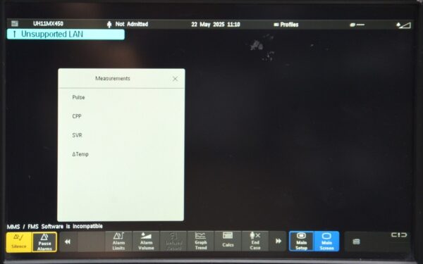 Philips IntelliVue Patient Monitor MX450 866062 W/ IntelliVue X2, Masimo, Patient Monitor, NiBP, SPO2 12-Lead & Temp