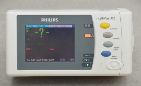 Philips IntelliVue Patient Monitor MX450 866062 W/ IntelliVue X2, Masimo, Patient Monitor, NiBP, SPO2 12-Lead & Temp