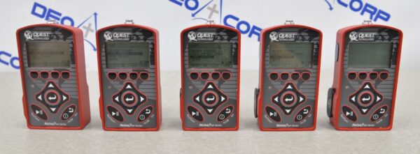 Set of 5 Quest NoisePro DL Dosimeter W/ QE 7052 Microphone & Case