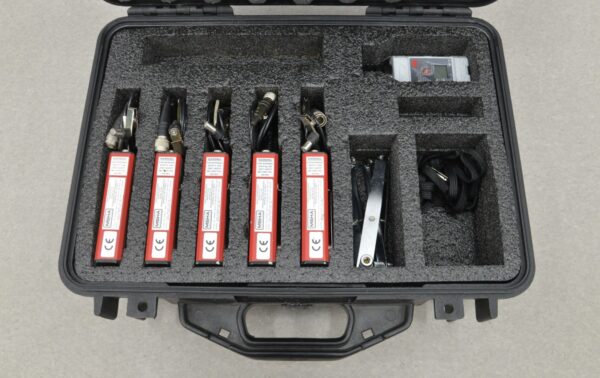 Set of 5 Quest Q-100 Noise Dosimeter W/ AC-300 Acoustic Calibrator & Case