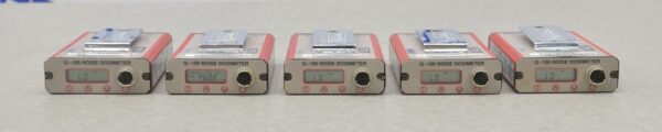 Set of 5 Quest Q-100 Noise Dosimeter W/ AC-300 Acoustic Calibrator & Case