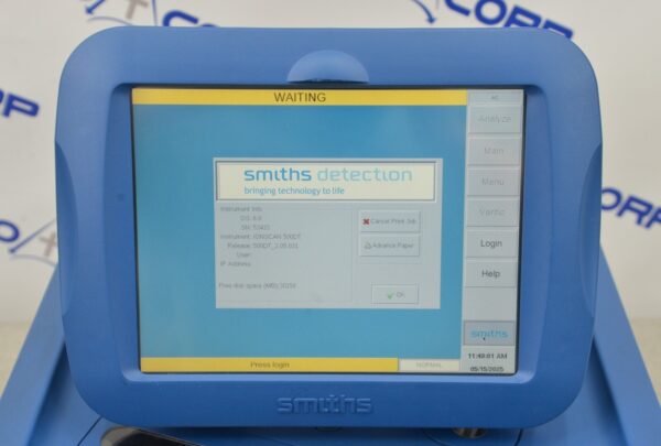 Smiths Detection IONSCAN 500DT Explosive Detector Portable Desk Top System