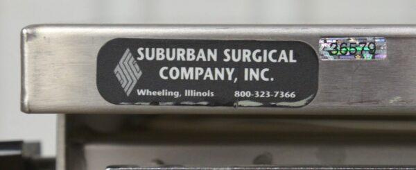 Suburban Surgical Elite Dual-Tilt V-Top Operating Table 58" Manual 713165EV