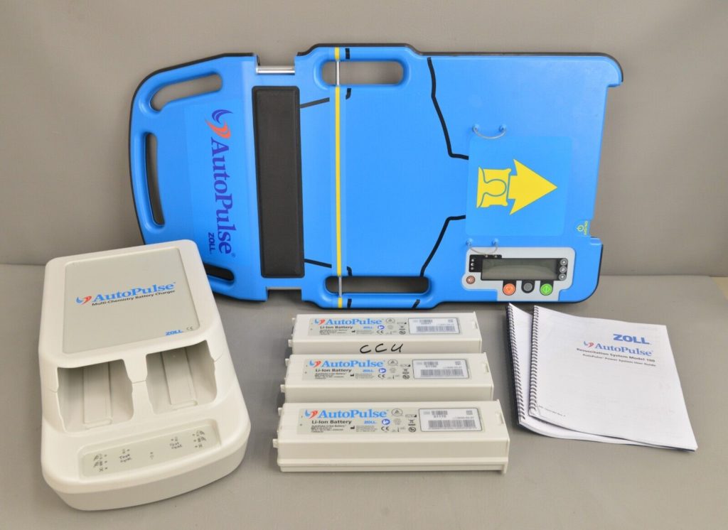 Zoll AutoPulse Model 100 Resuscitation System w/ Rolling Stand Rhino