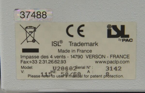 iSL PAC FP93 5G2 Automated Closed Cup Flash Point Analyzer V20602